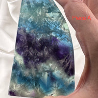 Feather Fluorite Slabs-Handmade Naturals Inc