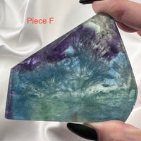 Feather Fluorite Slabs-Handmade Naturals Inc