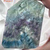 Feather Fluorite Slabs-Handmade Naturals Inc