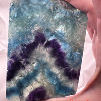 Feather Fluorite Slabs-Handmade Naturals Inc