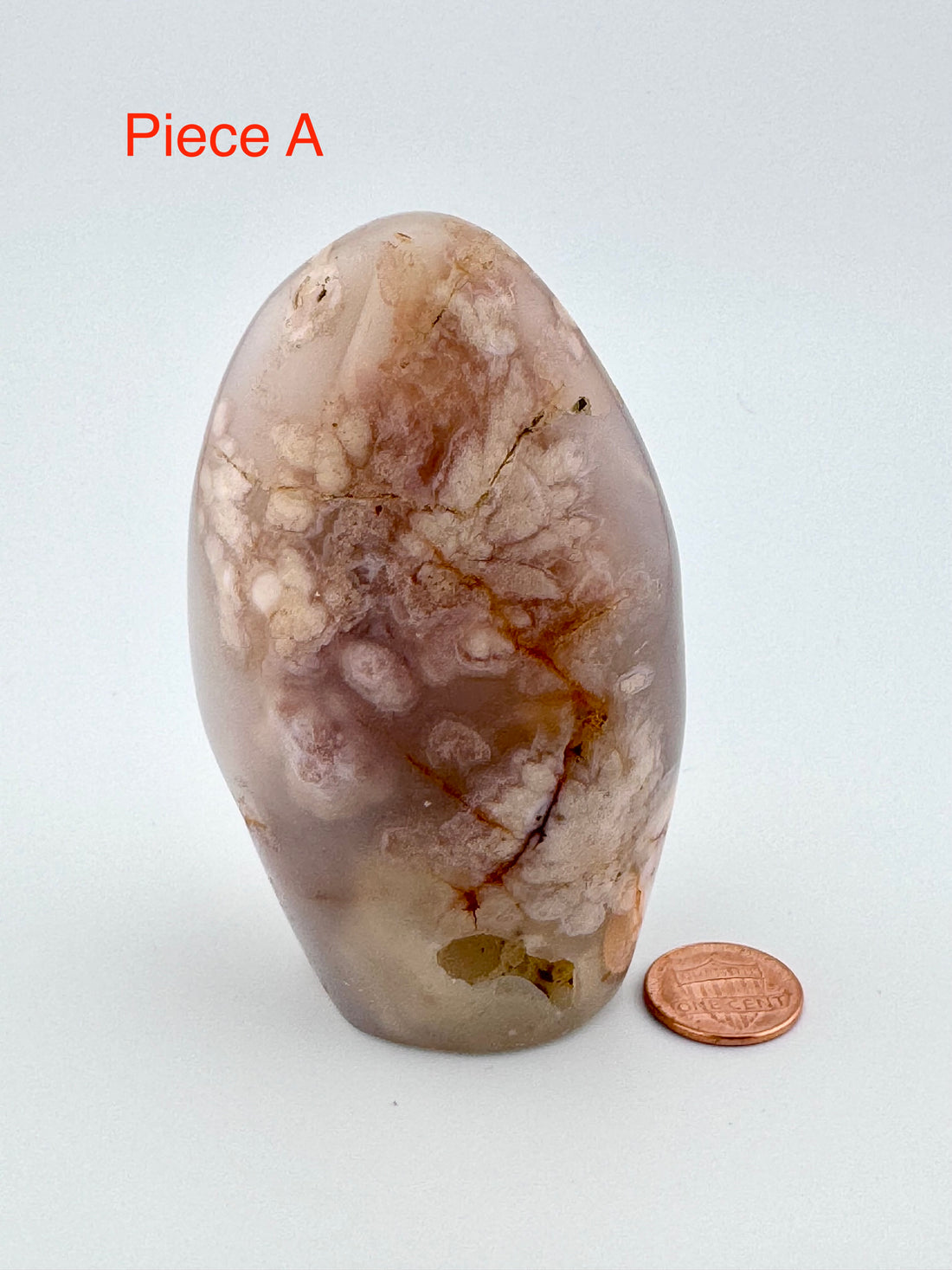 Flower Agate Free Form-Handmade Naturals Inc