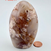 Flower Agate Free Form-Handmade Naturals Inc