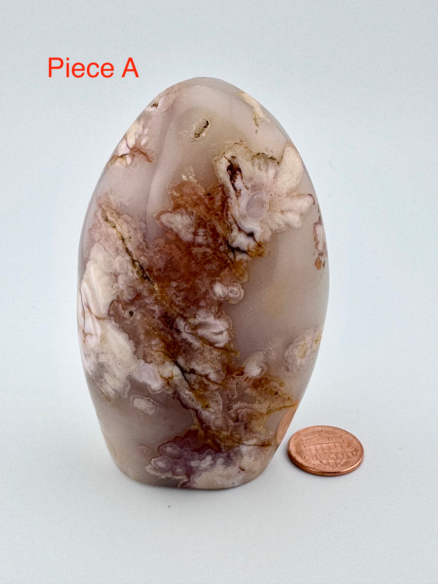 Flower Agate Free Form-Handmade Naturals Inc