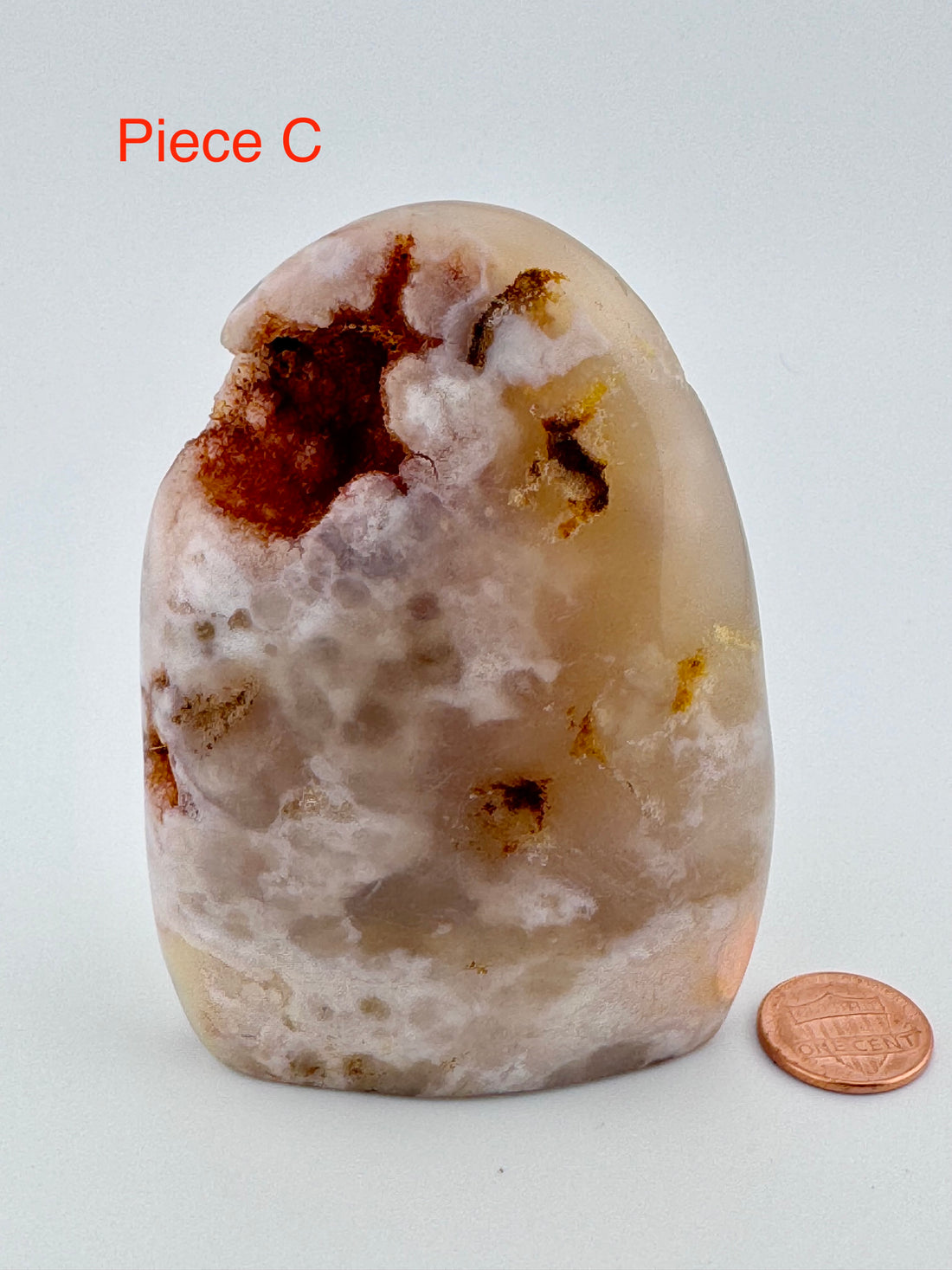 Flower Agate Free Form-Handmade Naturals Inc