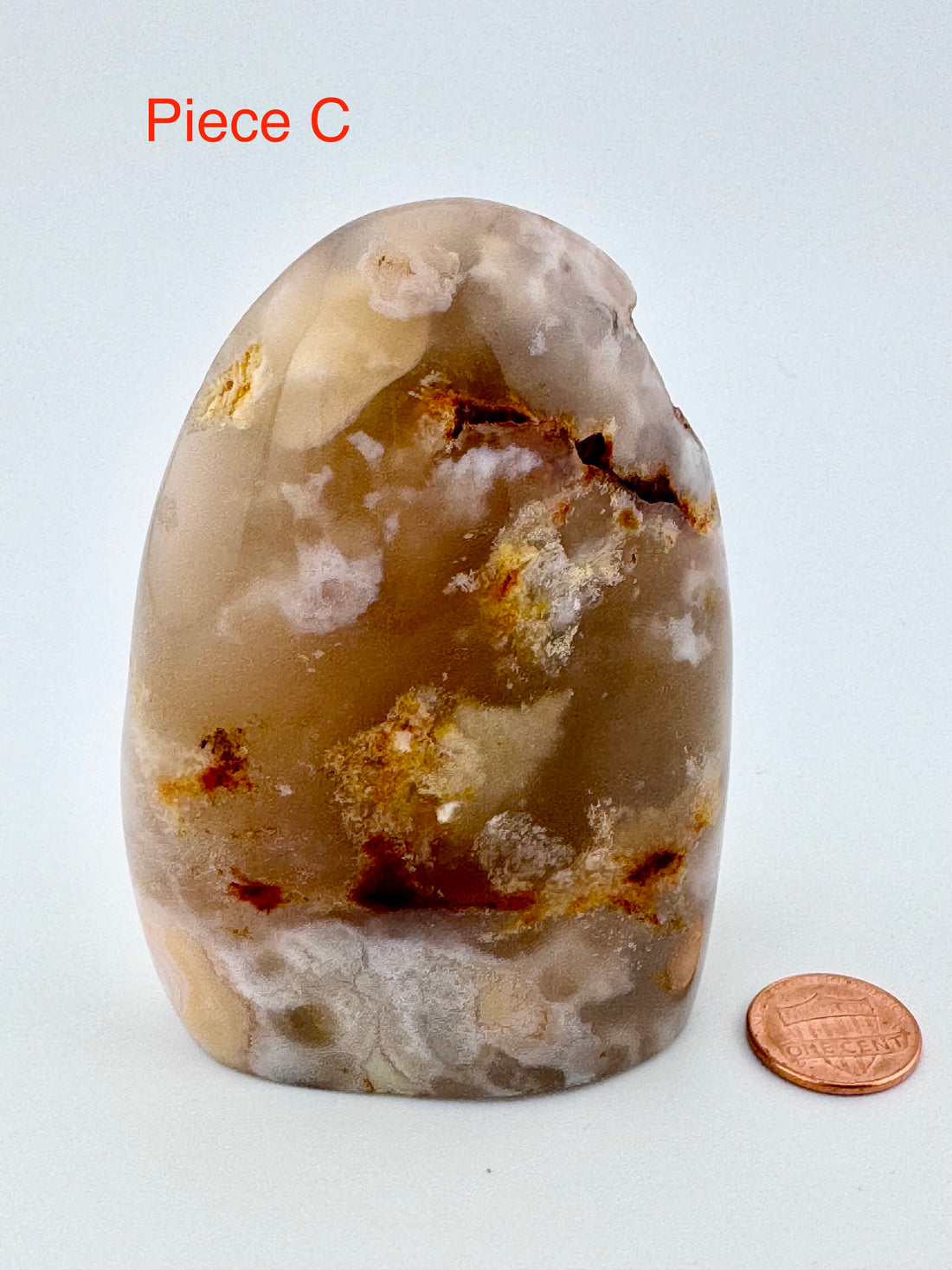 Flower Agate Free Form-Handmade Naturals Inc