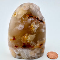 Flower Agate Free Form-Handmade Naturals Inc