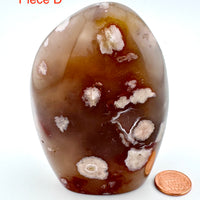 Flower Agate Free Form-Handmade Naturals Inc