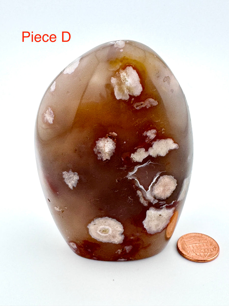 Flower Agate Free Form-Handmade Naturals Inc