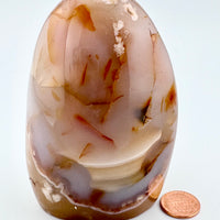 Flower Agate Free Form-Handmade Naturals Inc