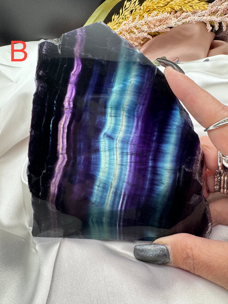 Fluorite Slabs-Handmade Naturals Inc