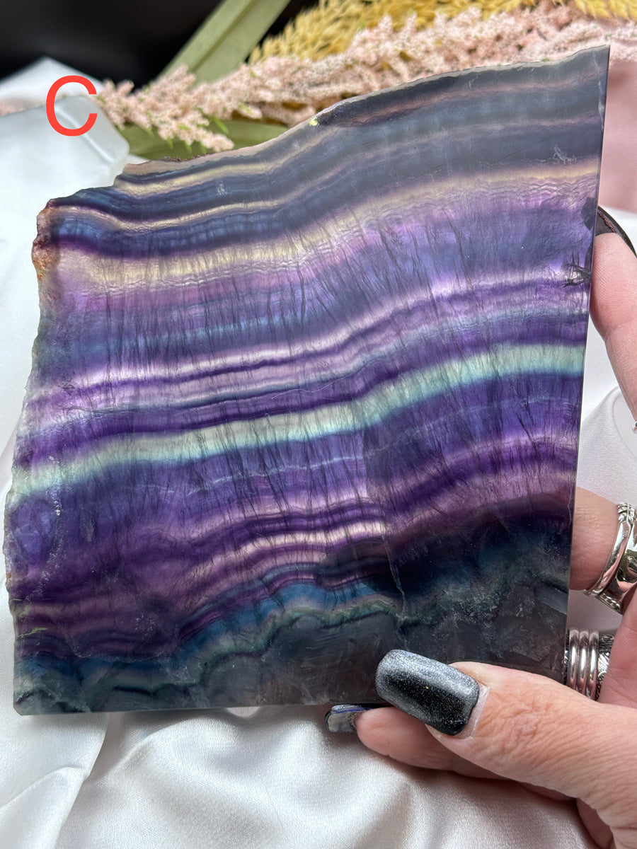 Fluorite Slabs-Handmade Naturals Inc