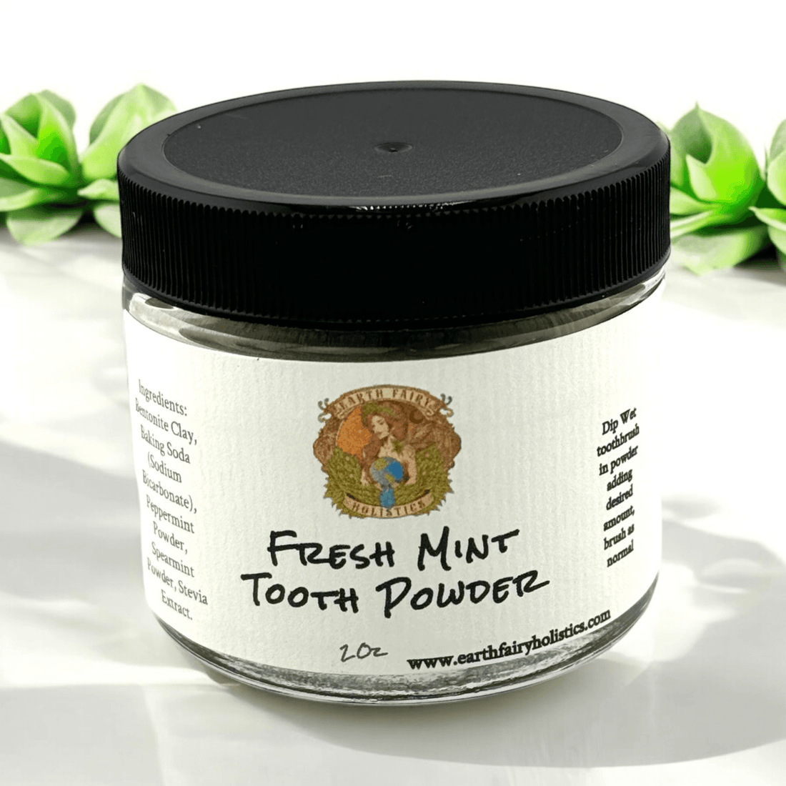 Fresh Mint Tooth Powder-Earth Fairy Holistics