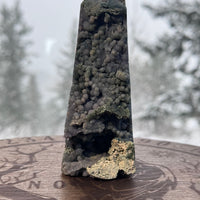 Grape Agate Obelisk Tower Point-Earth Fairy Holistics