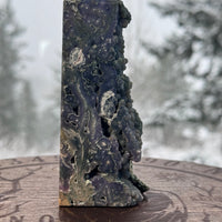 Grape Agate Obelisk Tower Point-Earth Fairy Holistics