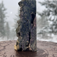 Grape Agate Obelisk Tower Point-Earth Fairy Holistics