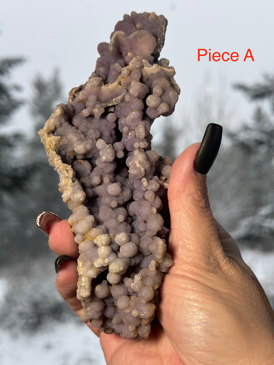 Grape Agate Specimens-Earth Fairy Holistics