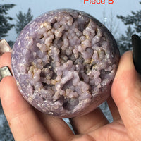 Grape Agate Spheres-Earth Fairy Holistics