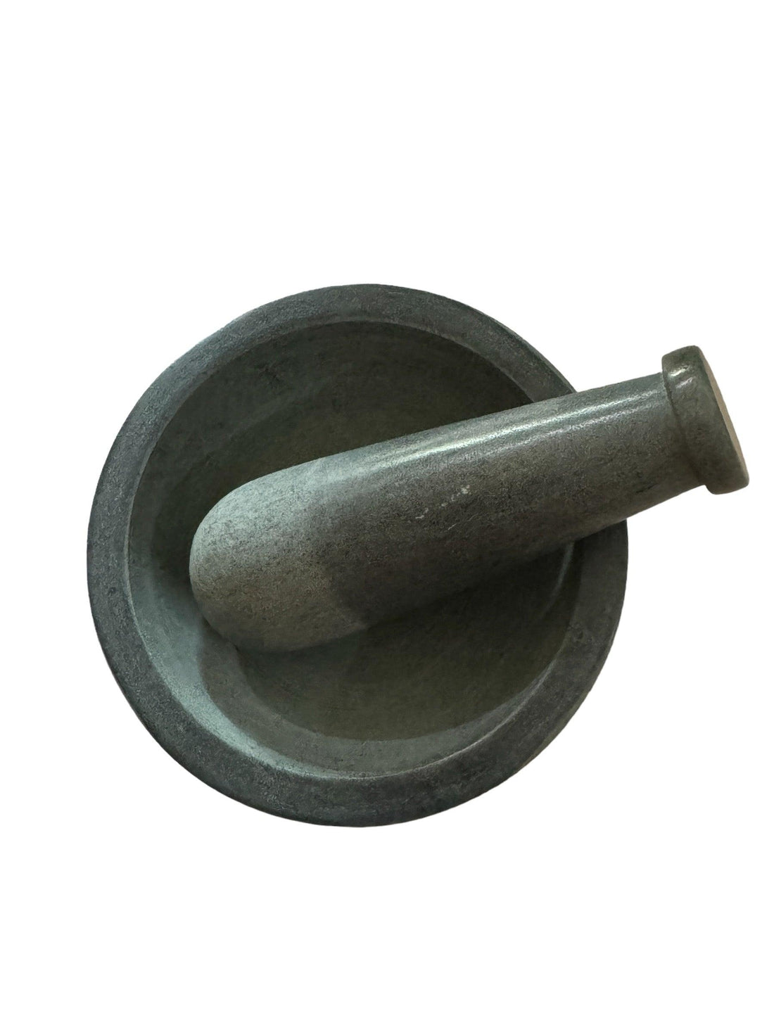 Gray Marble Mortar & Pestle 3"-Earth Fairy Holistics