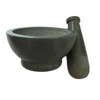 Gray Marble Mortar & Pestle 3"-Earth Fairy Holistics