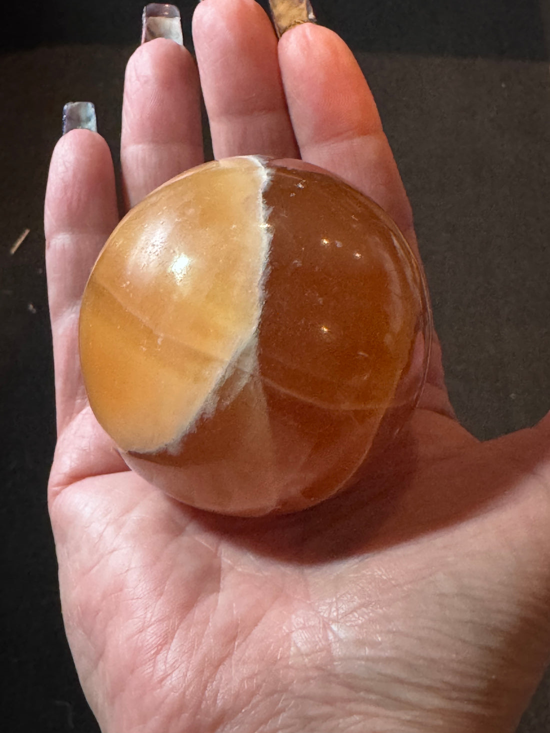 Honey Calcite Spheres-Handmade Naturals Inc