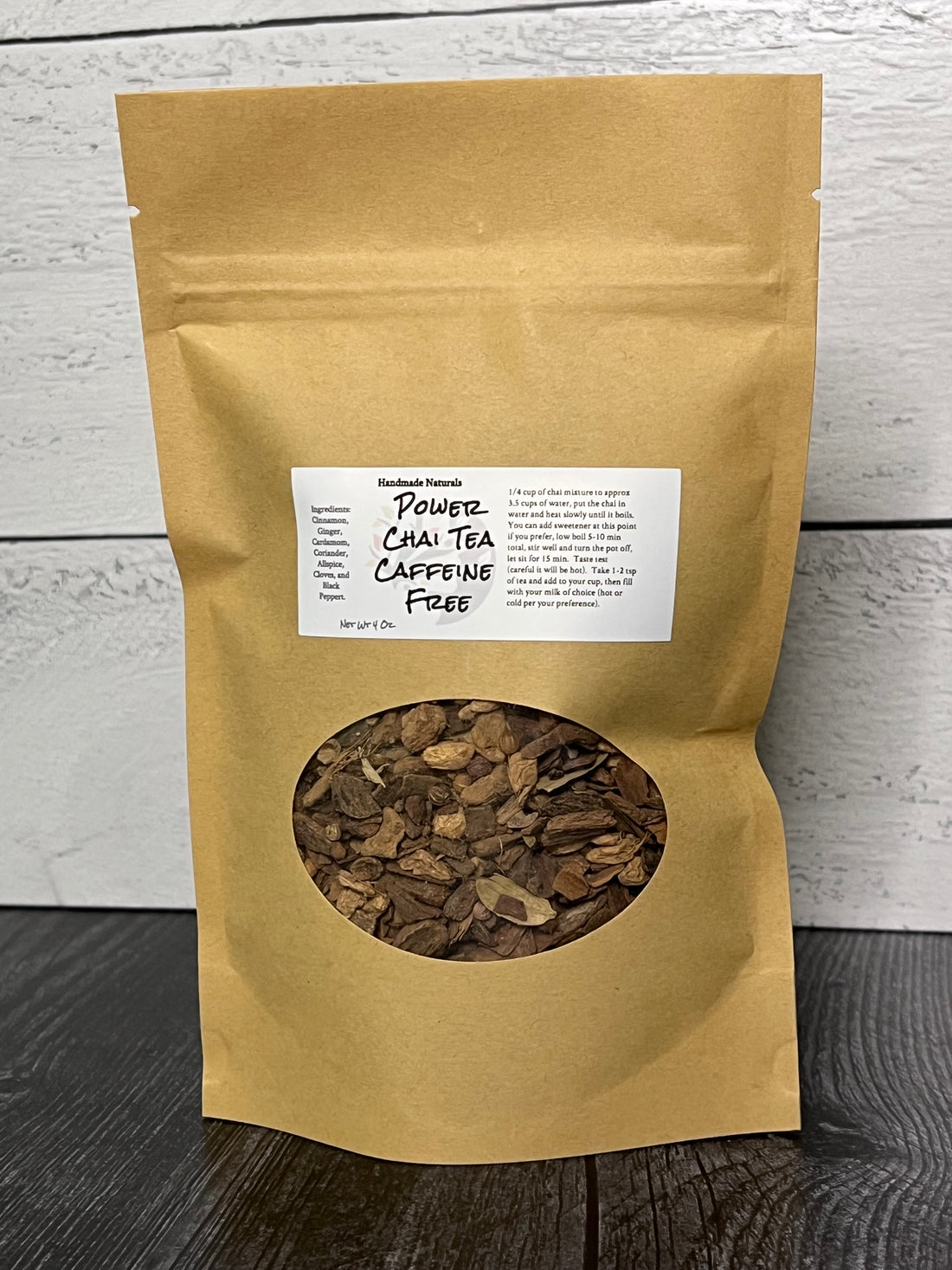 Power Chai Tea - Caffeine Free-Handmade Naturals Inc