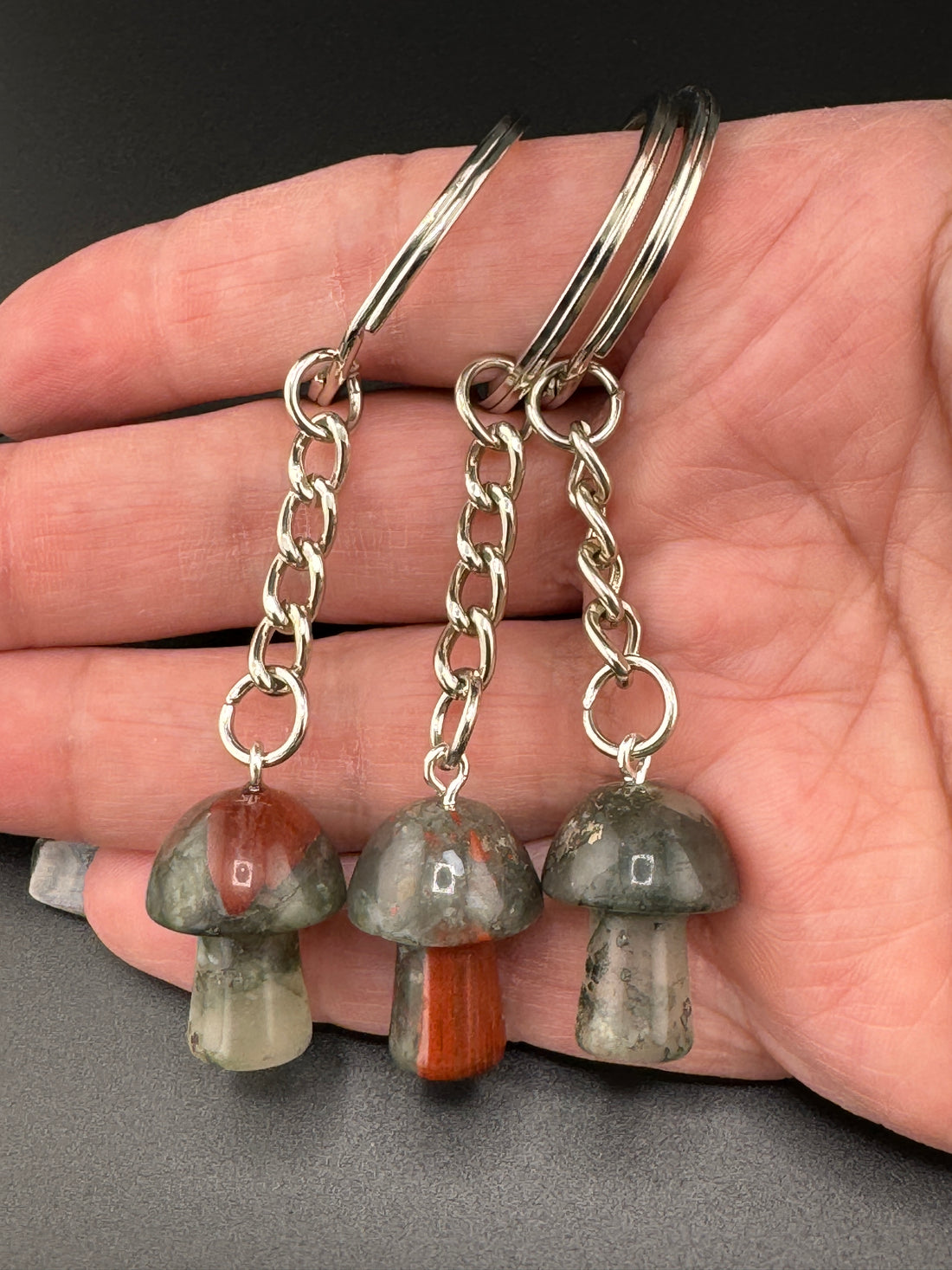 Crystal Keychains (Various Stones)-Handmade Naturals Inc