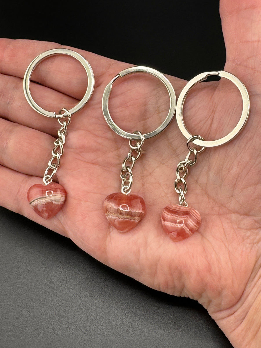 Crystal Keychains (Various Stones)-Handmade Naturals Inc