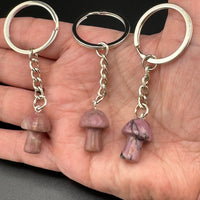 Crystal Keychains (Various Stones)-Handmade Naturals Inc