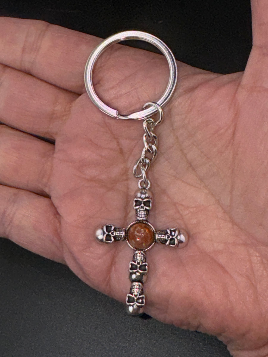 Crystal Keychains (Various Stones)-Handmade Naturals Inc