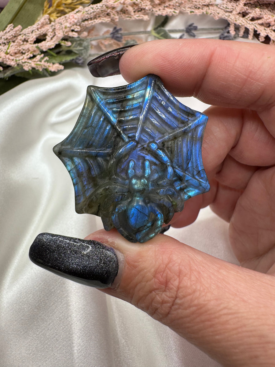 Labradorite Spider-Handmade Naturals Inc