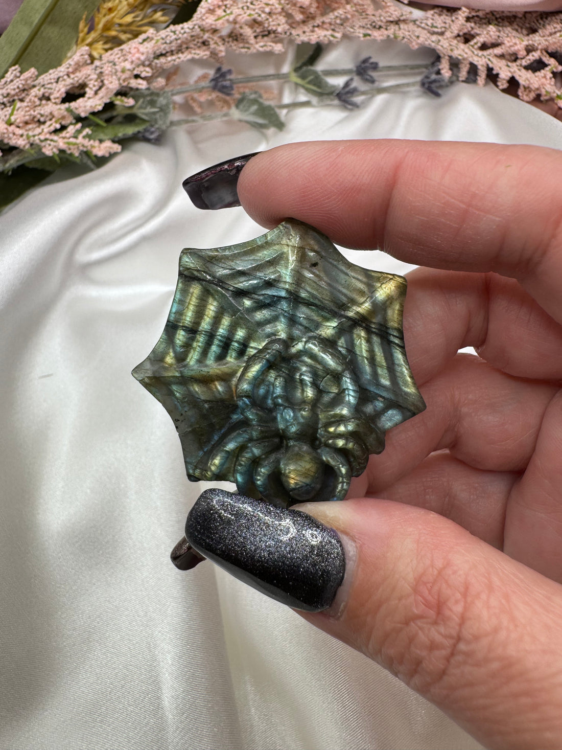 Labradorite Spider-Handmade Naturals Inc