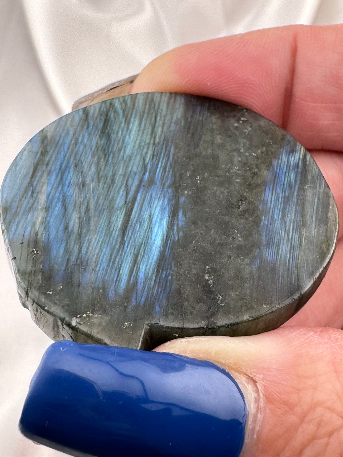 Labradorite Wolf Carving-Handmade Naturals Inc