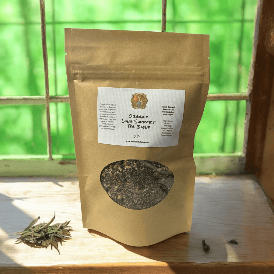 Organic Lung Support Tea Blend-Earth Fairy Holistics