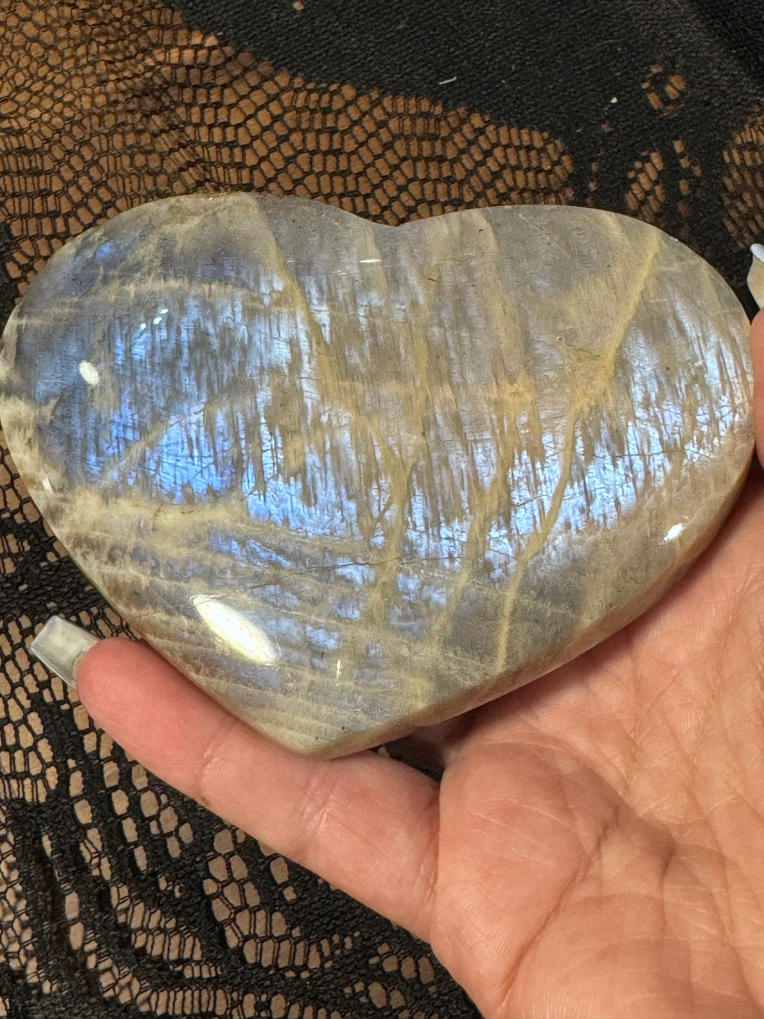 Moonstone Hearts (Large)-Handmade Naturals Inc