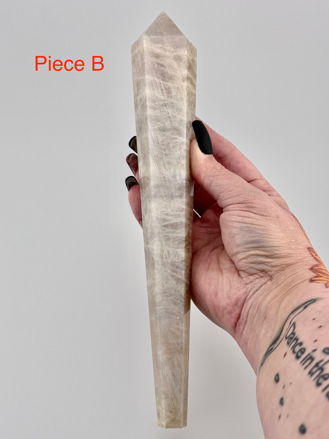 Moonstone Scepter Wand-Earth Fairy Holistics