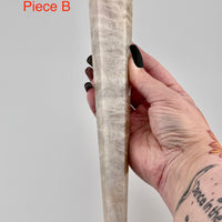 Moonstone Scepter Wand-Earth Fairy Holistics