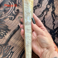 Moonstone Scepter Wand-Earth Fairy Holistics