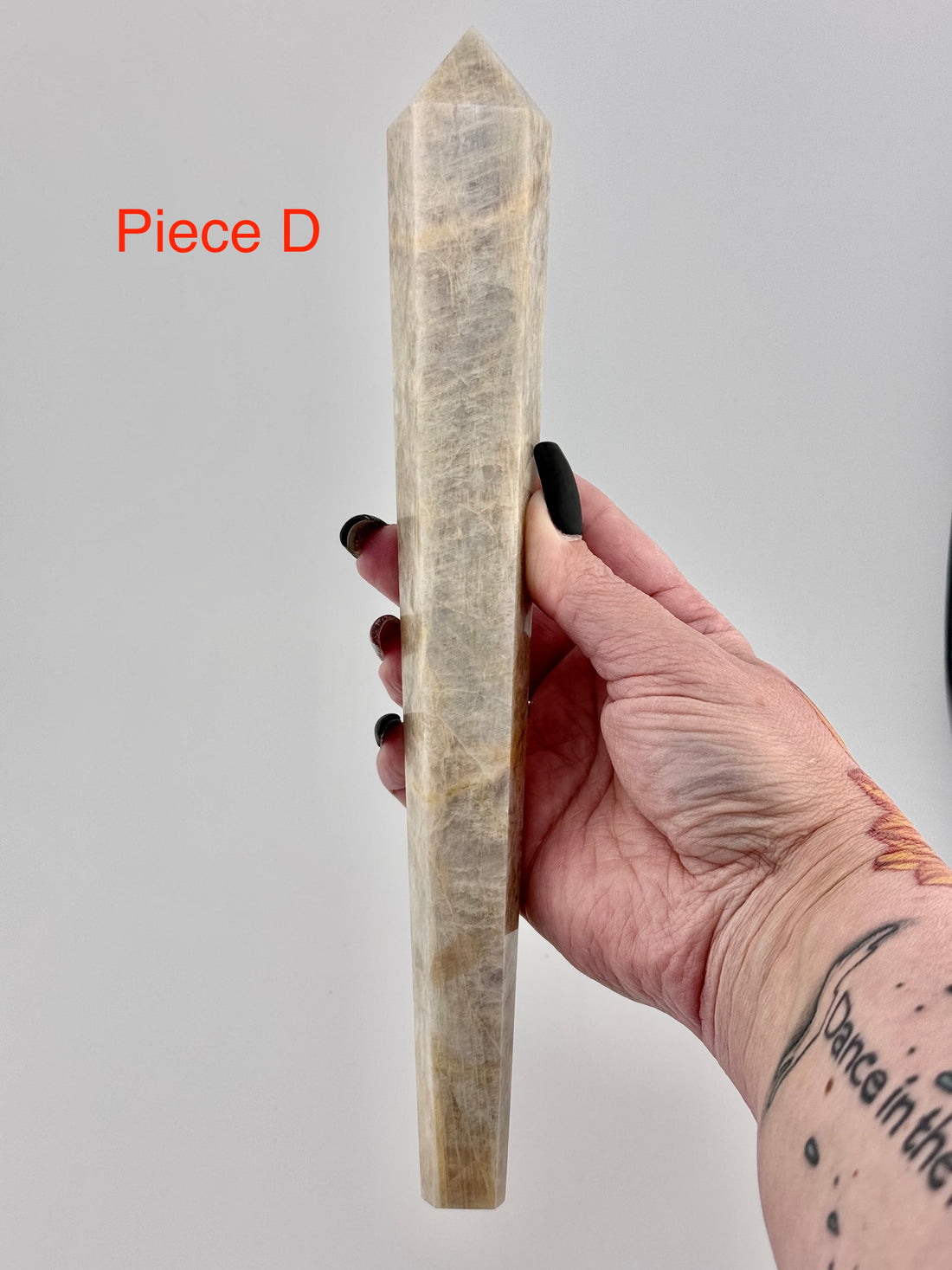 Moonstone Scepter Wand-Earth Fairy Holistics