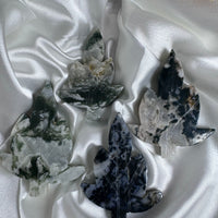 Moss Agate Maple Leaf-Earth Fairy Holistics