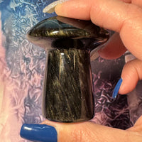 Obsidian Sheen Chunky Mushroom-Handmade Naturals Inc