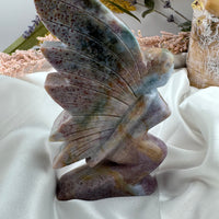 Ocean Jasper Butterfly Fairy Carving-Earth Fairy Holistics