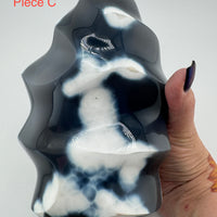 Orca Agate Flames-Handmade Naturals Inc