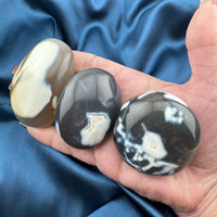 Orca Agate Palm Stone-Earth Fairy Holistics