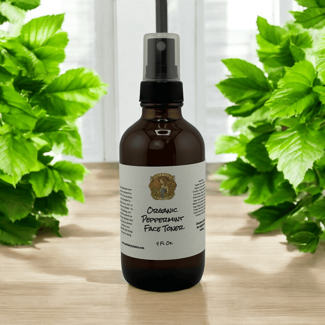 Organic Peppermint Face Toner-Earth Fairy Holistics