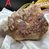 Sunset Phantom Quartz Clusters-Handmade Naturals Inc