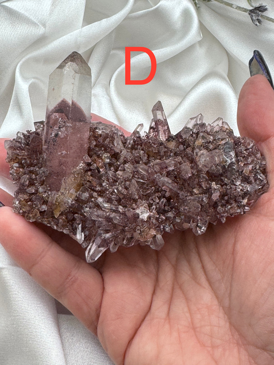 Sunset Phantom Quartz Clusters-Handmade Naturals Inc