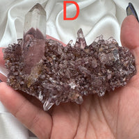 Sunset Phantom Quartz Clusters-Handmade Naturals Inc