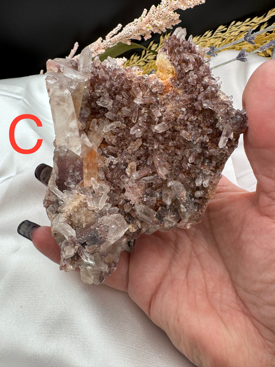 Phantom Quartz Clusters-Handmade Naturals Inc