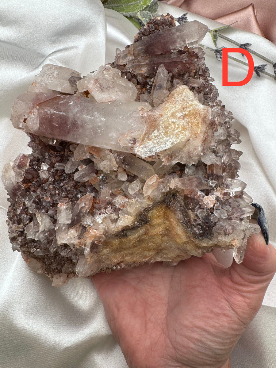 Phantom Quartz Clusters-Handmade Naturals Inc