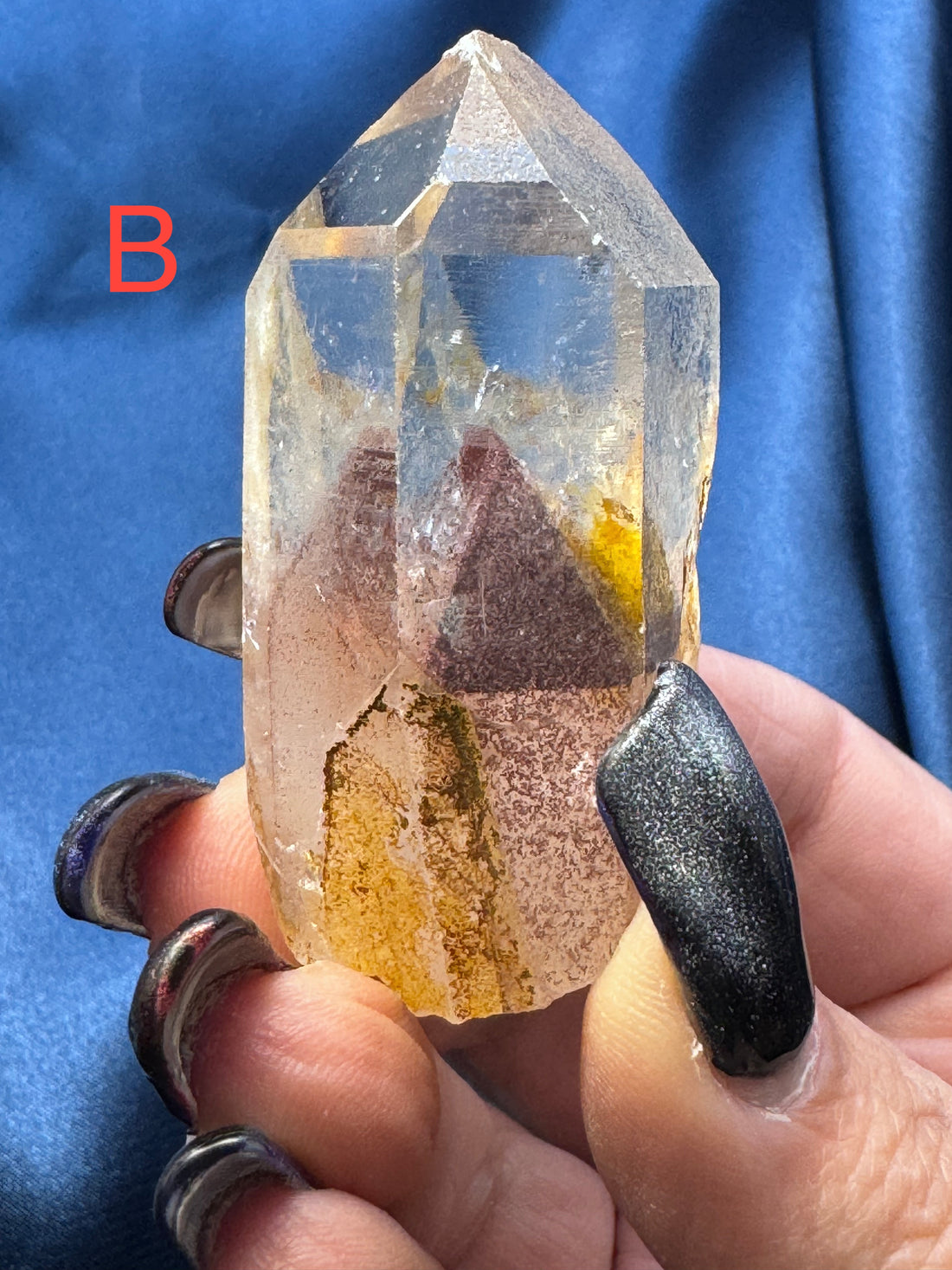 Phantom Quartz Rough Polished Points-Handmade Naturals Inc